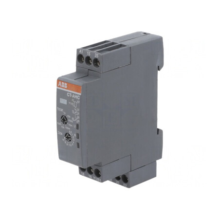 Timer DPDT 0,05s-100h 24-240VAC 24-48VDC pentru șină DIN | Electronic-mag.ro | Componente Electronice