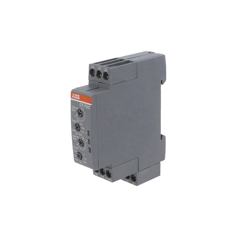 Timer DPDT 0,05s-100h pentru șină DIN 24-240VAC/DC | Electronic-mag.ro | Componente Electronice