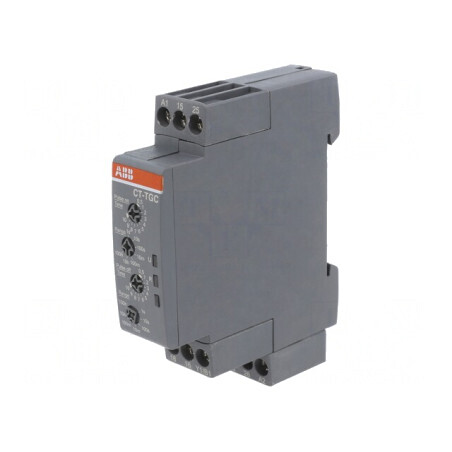 Timer DPDT 0,05s-100h pentru șină DIN 24-240VAC/DC | Electronic-mag.ro | Componente Electronice