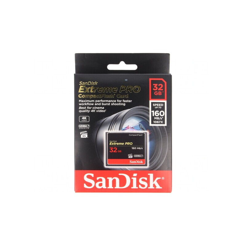 Card de memorie Compact Flash 32GB Extreme Pro 160MB/s VPG-65 | Electronic-mag.ro | Componente Electronice