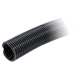 Tub de protecție poliamidă neagră 56mm, 30m | Electronic-mag.ro | Componente Electronice