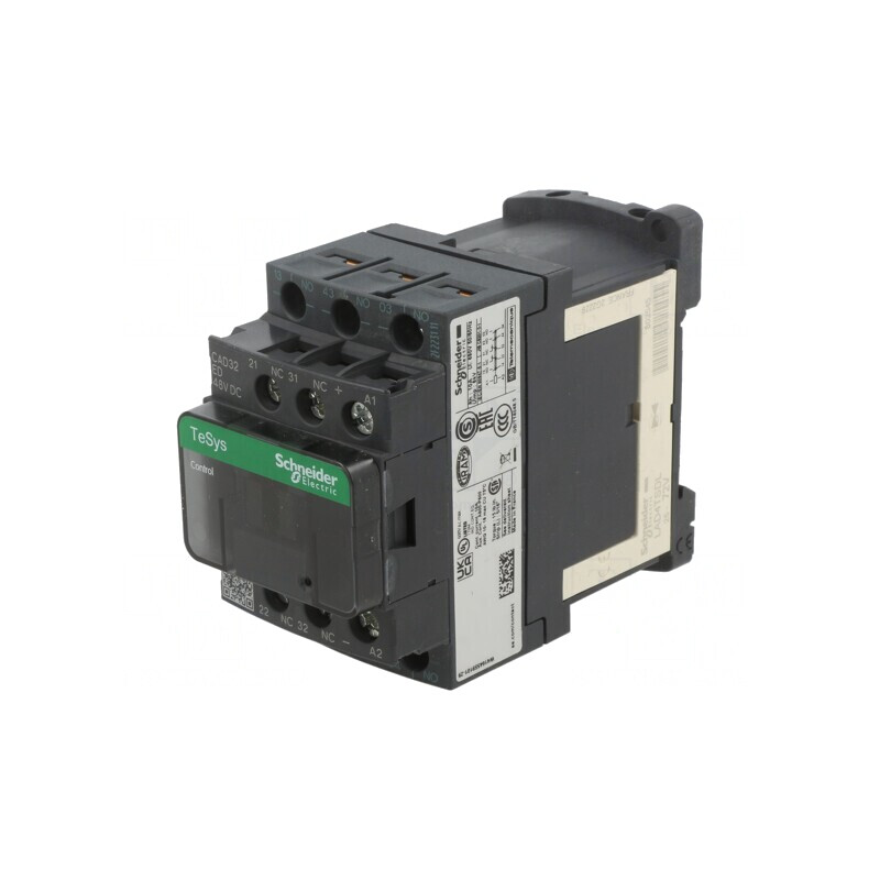 Contactor TeSys D 5-polar 48VDC 10A 45mm CAD32ED | Electronic-mag.ro | Componente Electronice