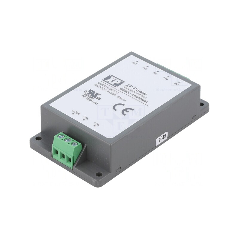 Convertor DC/DC 20W 9-36V la 24V 835mA | Electronic-mag.ro | Componente Electronice Convertor DC/DC 20W 9-36V la 24V 835mA | Electronic-mag.ro | Componente Electronice