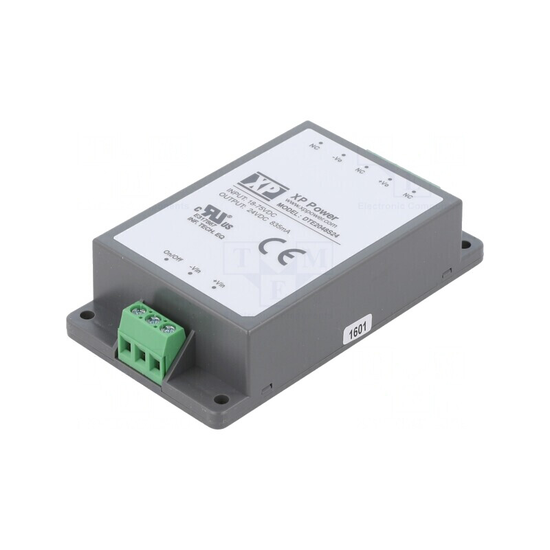 Convertor DC/DC 20W 18-75V la 24V 835mA | Electronic-mag.ro | Componente Electronice Convertor DC/DC 20W 18-75V la 24V 835mA | Electronic-mag.ro | Componente Electronice