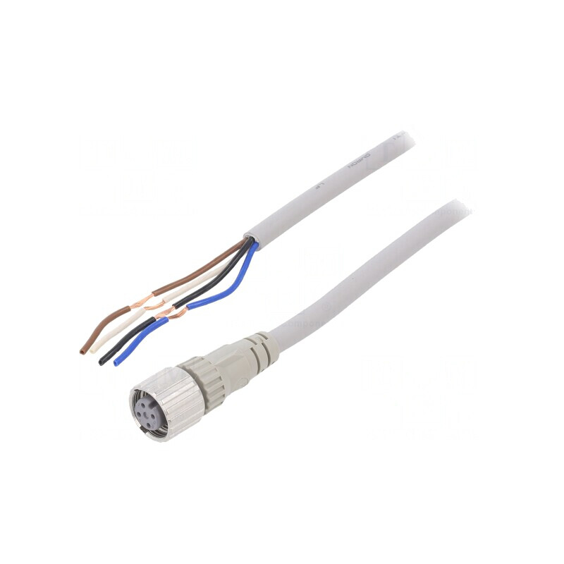 Cablu Conectare M12 4PIN 10m PVC 250V 4A | Electronic-mag.ro | Componente Electronice