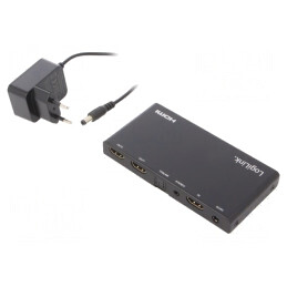 Splitter HDMI 2.0 HDCP 2.2 Negru | Electronic-mag.ro | Componente Electronice