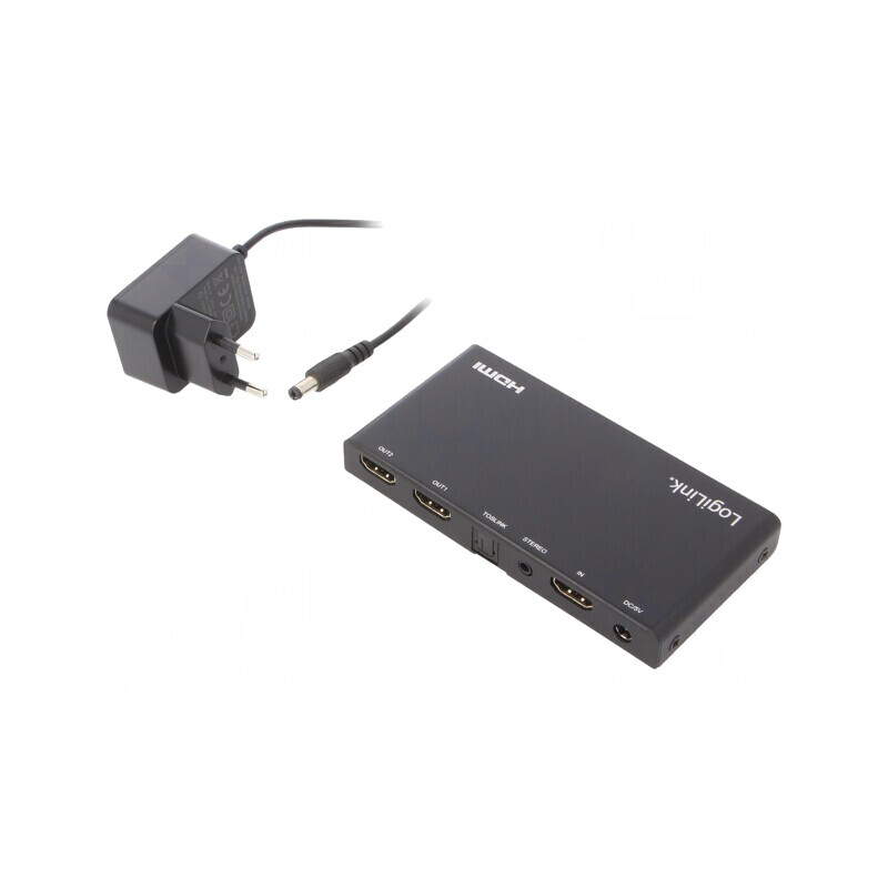 Splitter HDMI 2.0 HDCP 2.2 Negru | Electronic-mag.ro | Componente Electronice