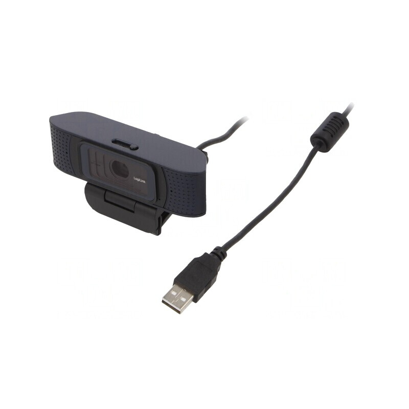 Webcam USB Full HD 1080p Neagră/Albastră | Electronic-mag.ro | Componente Electronice