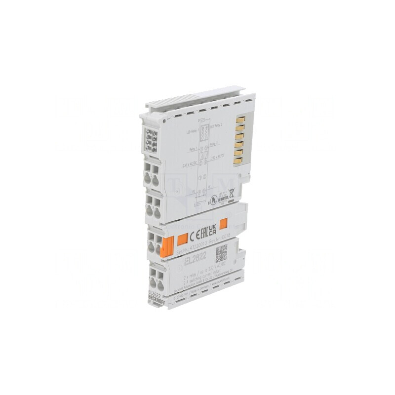 EL2622 Ieşiri Digitală 30VDC IP20 EtherCAT 2 x 230VAC | Electronic-mag.ro | Componente Electronice EL2622 Ieşiri Digitală 30VDC IP20 EtherCAT 2 x 230VAC | Electronic-mag.ro | Componente Electronice