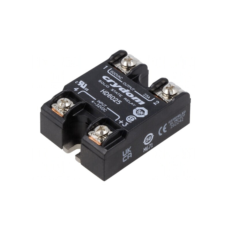 Releu Semiconductor 25A 660VAC 1-Fazat | Electronic-mag.ro | Componente Electronice
