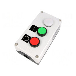 Casetă de Comandă 2 Butoane IP67 24V Plastic | Electronic-mag.ro | Componente Electronice