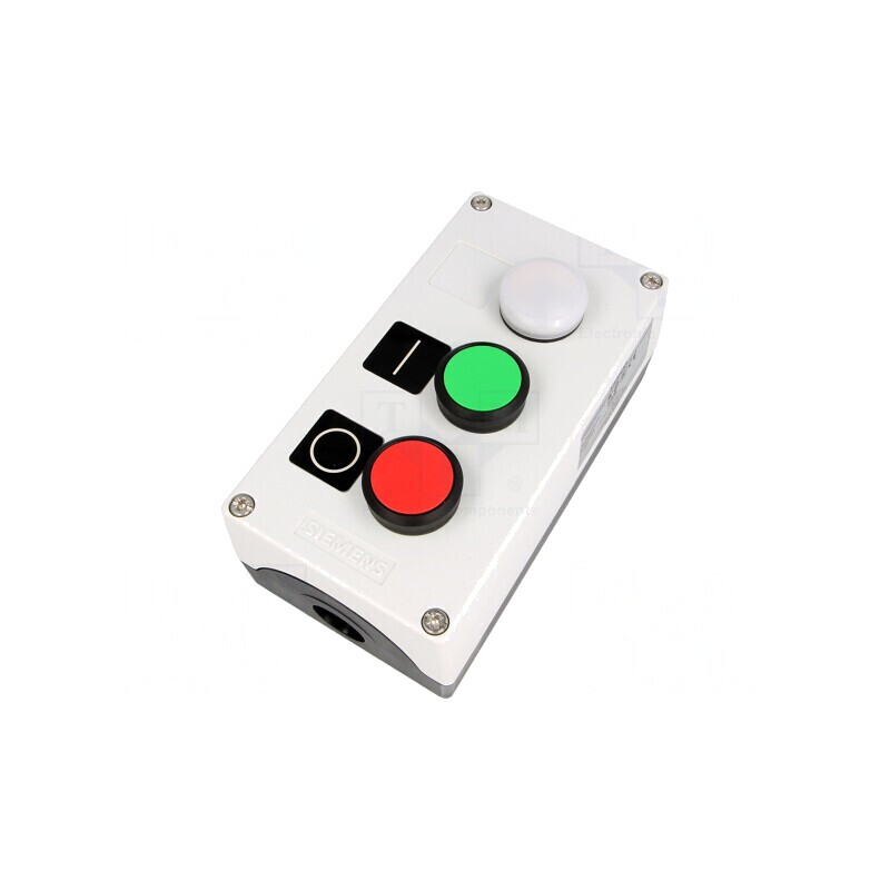 Casetă de Comandă 2 Butoane IP67 24V Plastic | Electronic-mag.ro | Componente Electronice