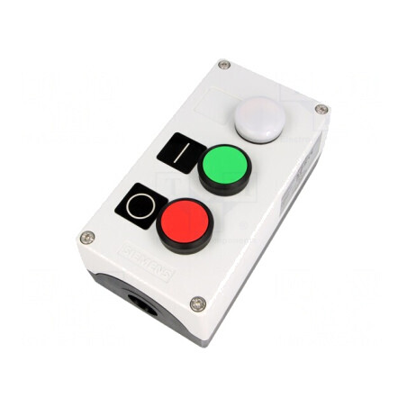 Casetă de Comandă 2 Butoane IP67 24V Plastic | Electronic-mag.ro | Componente Electronice