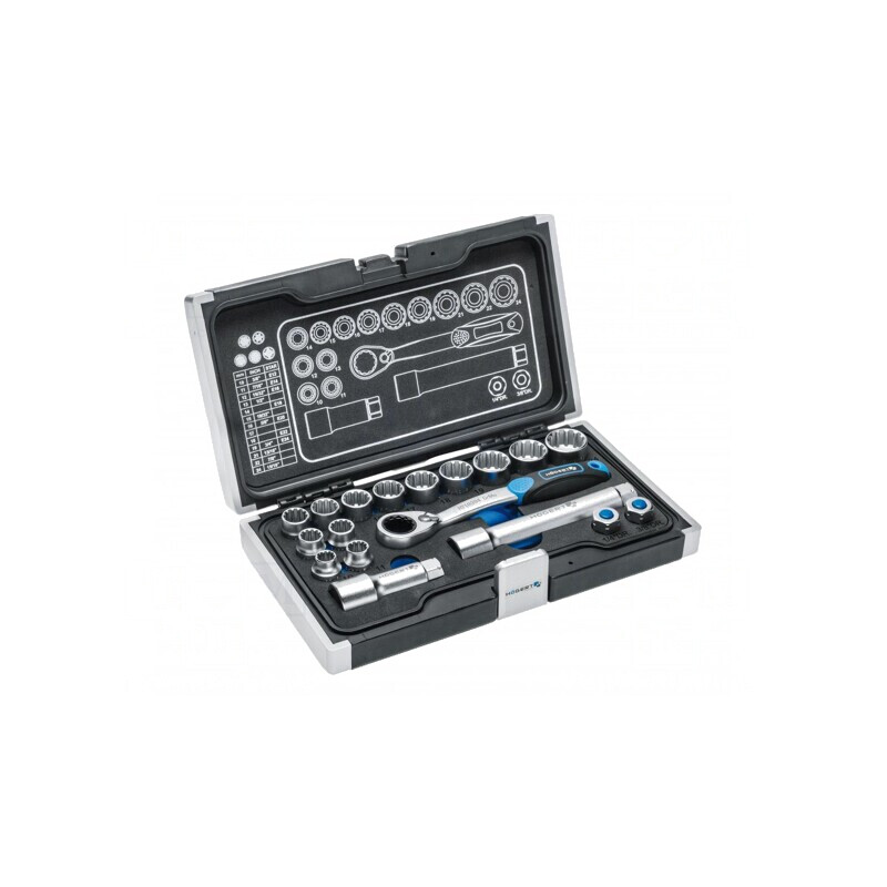 Set Chei Tubulare Dodecagonale 18 Bucăți | Electronic-mag.ro | Componente Electronice