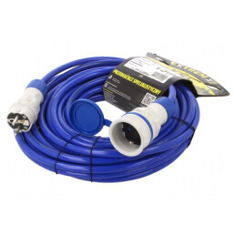 Prelungitor Alimentare Albastru 15m 16A 3x2,5mm2 | Electronic-mag.ro | Componente Electronice