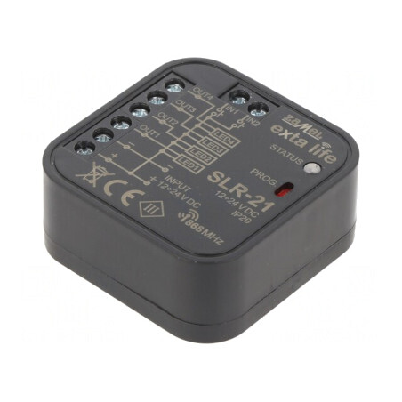 Controler LED EXTA LIFE Metalic 12-24VDC IP20 230m SLR-21 | Electronic-mag.ro | Componente Electronice