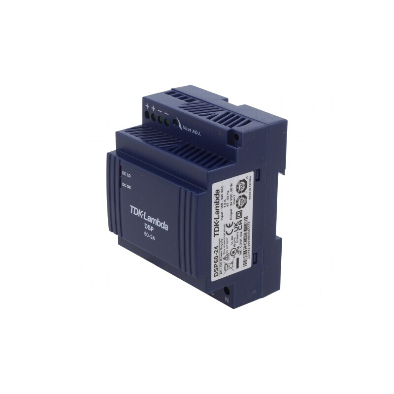 Alimentator 60W 24V 2.5A pentru șină DIN | Electronic-mag.ro | Componente Electronice