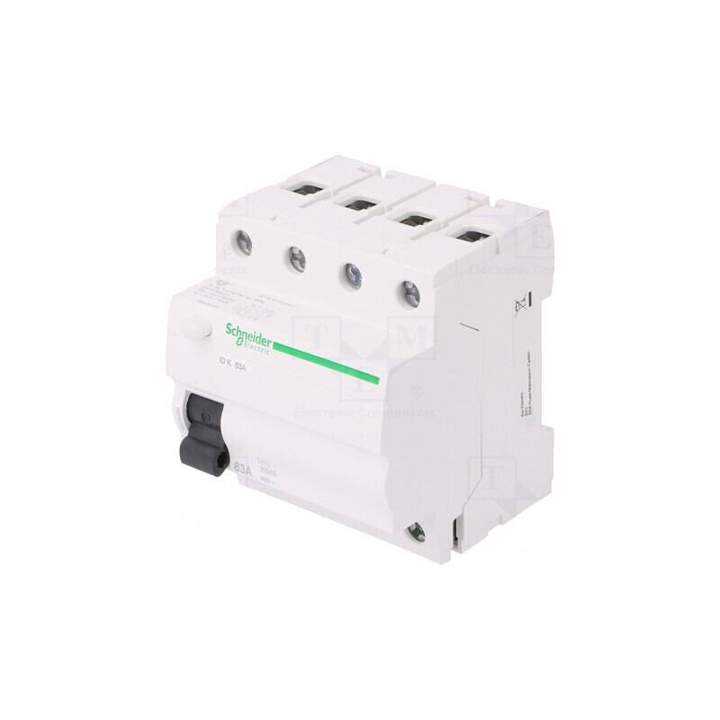 Întrerupător diferențial 63A 300mA 4P 400VAC | Electronic-mag.ro | Componente Electronice