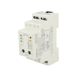 Releu Monitorizare Tensiune 230/400V SPDT IP20 | Electronic-mag.ro | Componente Electronice