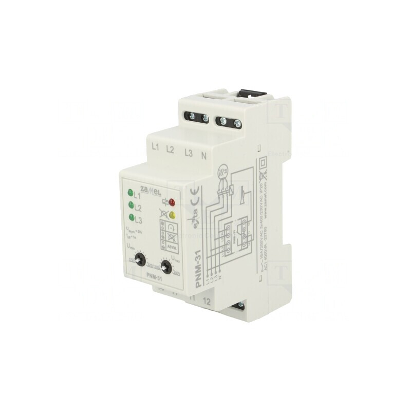 Releu Monitorizare Tensiune 230/400V SPDT IP20 | Electronic-mag.ro | Componente Electronice Releu Monitorizare Tensiune 230/400V SPDT IP20 | Electronic-mag.ro | Componente Electronice