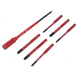 Kit Capete de Șurubelniță Izolată 6 Buc. | Electronic-mag.ro | Componente Electronice
