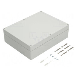 Carcasă Universală ABS Gri 232x302x90 mm | Electronic-mag.ro | Componente Electronice