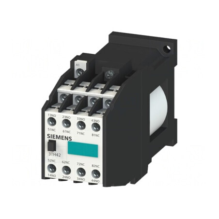 Contactor 8-polar 230VAC 10A pentru șină DIN | Electronic-mag.ro | Componente Electronice