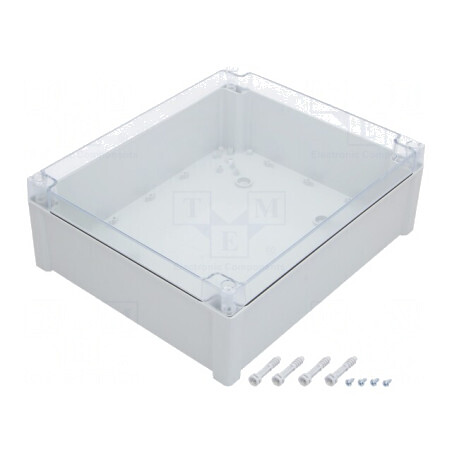 Carcasă Universală Gri IP65 TEMPO 289x344x117mm | Electronic-mag.ro | Componente Electronice