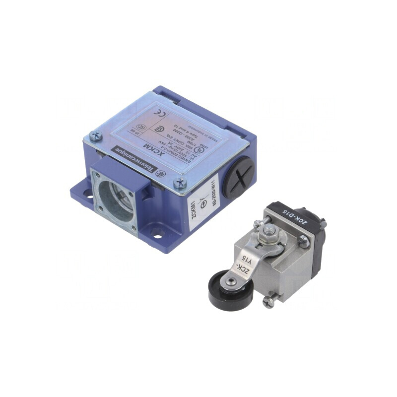 Limitator cursă manetă cu rolă din plastic 19mm, 34.5mm, 10A | Electronic-mag.ro | Componente Electronice