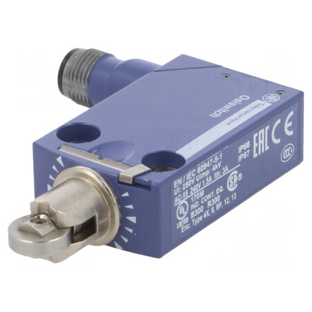 Limitator cursă rolă metalică 11.6mm SPDT 6A 250VAC | Electronic-mag.ro | Componente Electronice