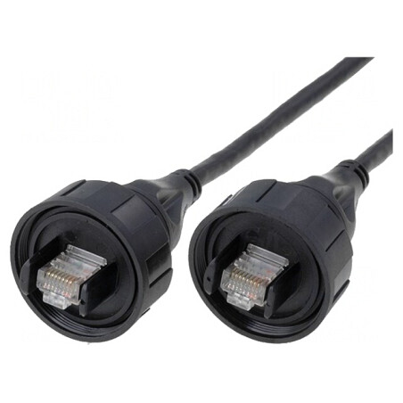 Patch Cord Ethernet 5m 8P Aurit Poliamidă 1.5A | Electronic-mag.ro | Componente Electronice