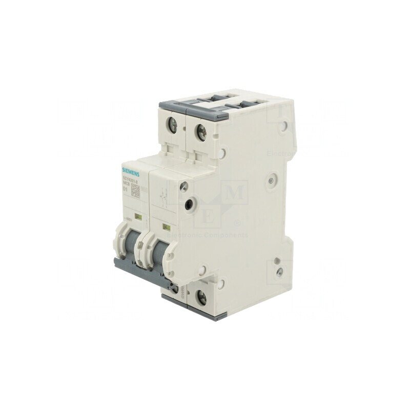 Întrerupător de Supracurent 1A 2P 10kA 230/400V | Electronic-mag.ro | Componente Electronice