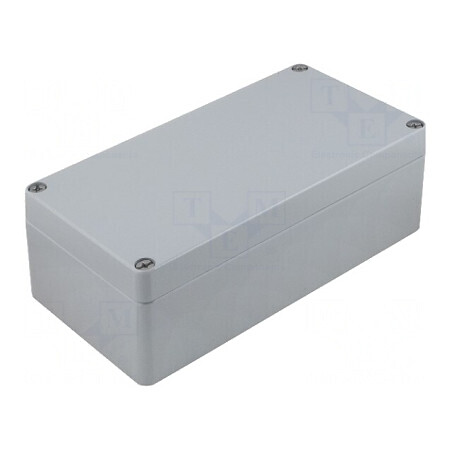 Carcasă universală aluminiu 120x220x80 mm EUROMAS | Electronic-mag.ro | Componente Electronice