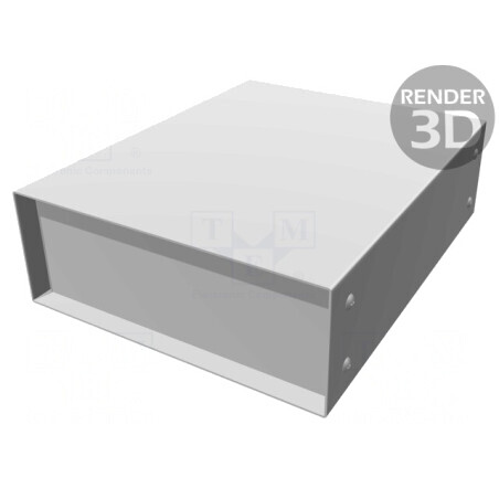 Carcasă oțel cu panou 1458 203x254x76mm | Electronic-mag.ro | Componente Electronice