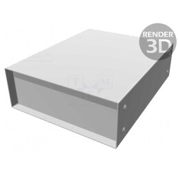 Carcasă oțel cu panou 1458 203x254x76mm | Electronic-mag.ro | Componente Electronice