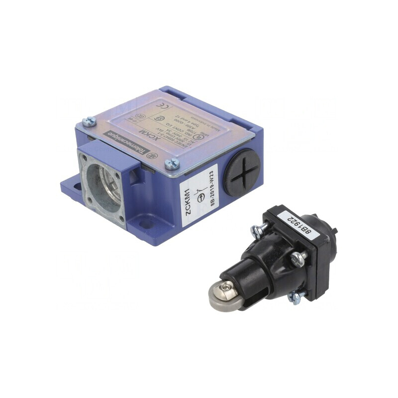 Limitator cursă rolă metalică Ø12mm NO NC 10A 250VAC | Electronic-mag.ro | Componente Electronice