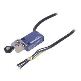 Limitator cursă manetă R 34,4mm cu rolă din plastic Ø16mm 6A | Electronic-mag.ro | Componente Electronice