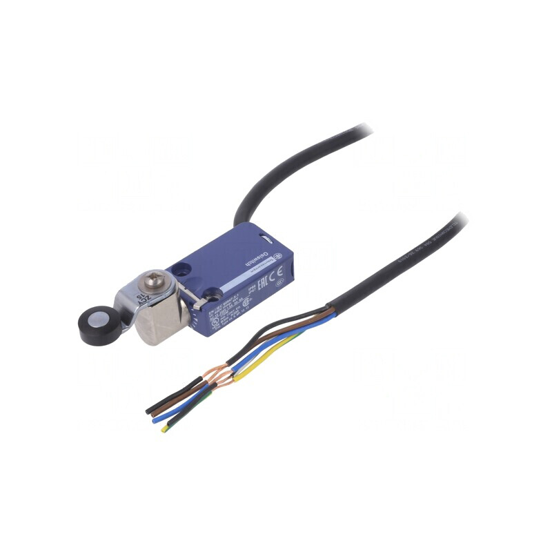Limitator cursă manetă R 34,4mm cu rolă din plastic Ø16mm 6A | Electronic-mag.ro | Componente Electronice