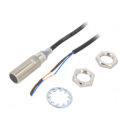 Senzor Inductiv NPN NO 0-4mm 10-30VDC M12 IP67 200mA 2M | Electronic-mag.ro | Componente Electronice