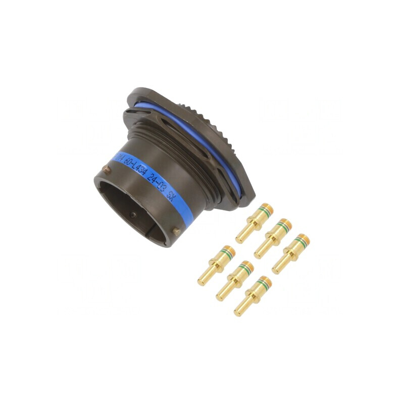 Conector Militar Aurit 17mm Soclu Tată 23A | Electronic-mag.ro | Componente Electronice