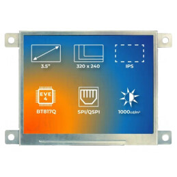 Ecran TFT 3.5" 320x240 LED RGB | Electronic-mag.ro | Componente Electronice