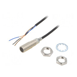 Senzor Inductiv PNP/NO 0-4mm 10-30VDC M12 IP67 200mA 5M | Electronic-mag.ro | Componente Electronice