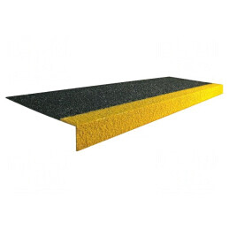 Banda antiderapantă trepte fibră de sticlă 345mm x 1m