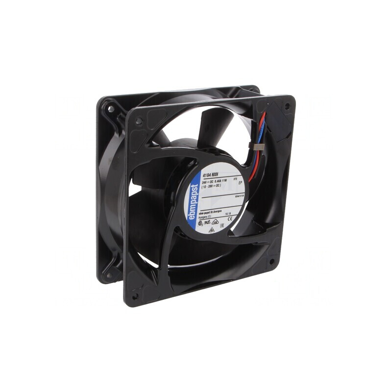 Ventilator axial 24V 119x119x38mm 237m3/h 57dBA cu bilă | Electronic-mag.ro | Componente Electronice