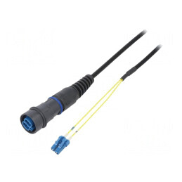 Patch Cord Fibră Optică Duplex Monomod SM Baionetă | Electronic-mag.ro | Componente Electronice