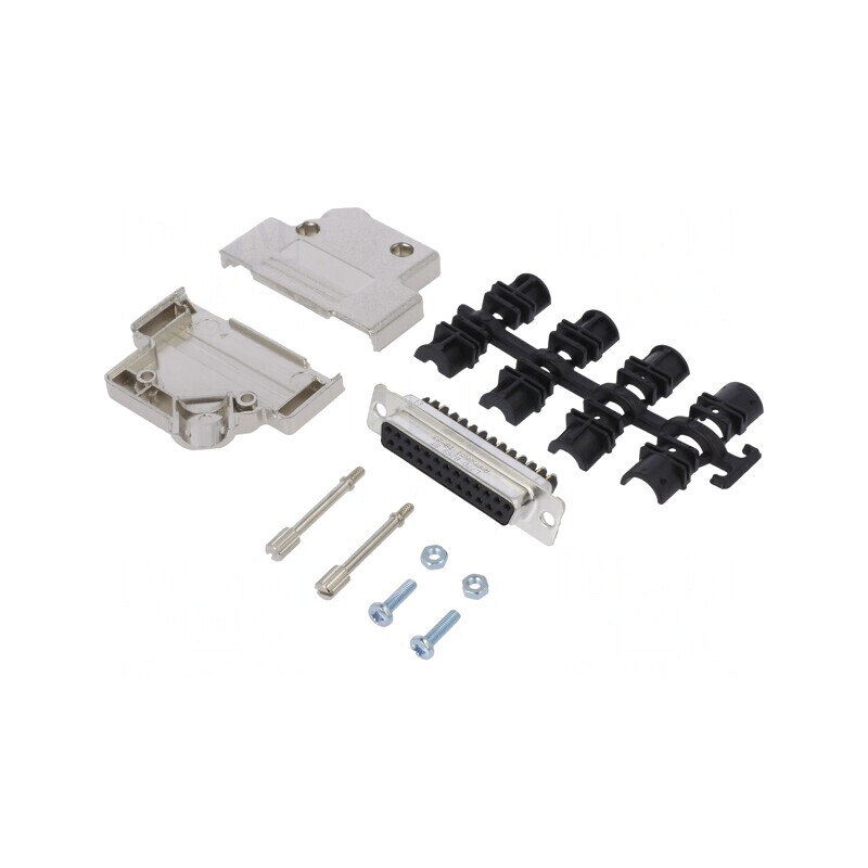Conector D-Sub 25-Pin Mamă în Unghi 45° cu Terminal Șurub | Electronic-mag.ro | Componente Electronice Conector D-Sub 25-Pin Mamă în Unghi 45° cu Terminal Șurub | Electronic-mag.ro | Componente Electronice