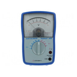 Voltmetru Analog cu Carcasă Antișoc | Electronic-mag.ro | Componente Electronice