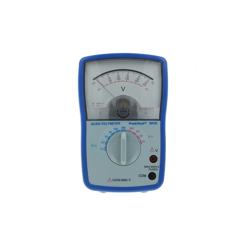 Voltmetru Analog cu Carcasă Antișoc | Electronic-mag.ro | Componente Electronice