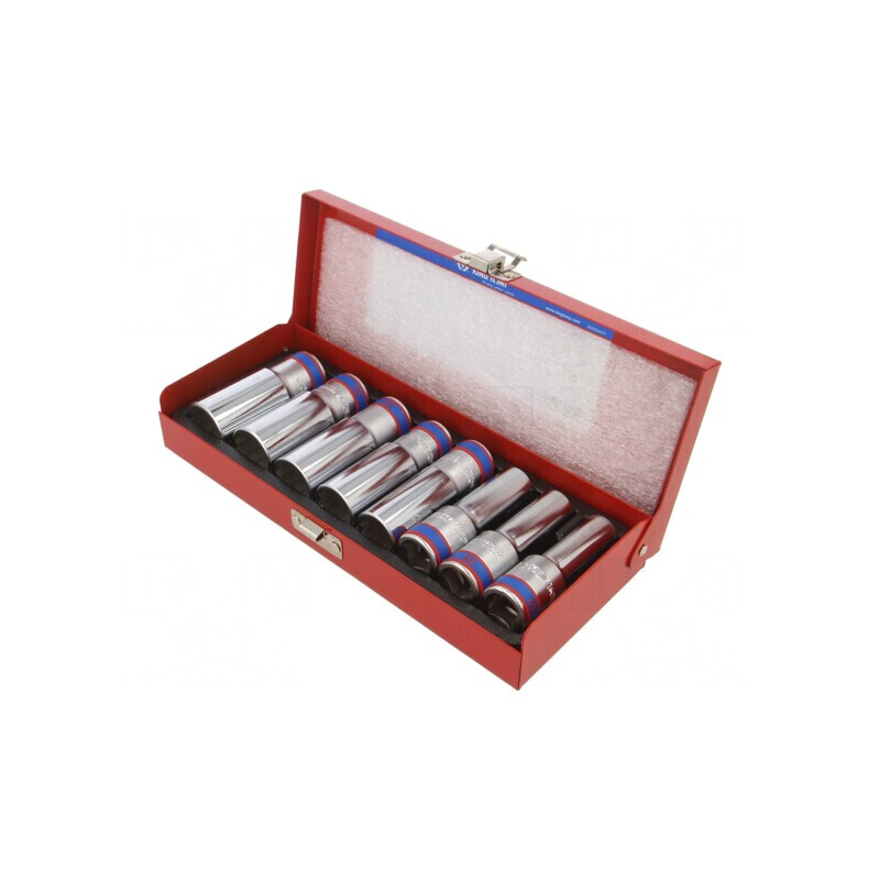 Set Chei Tubulare 12-Puncte 1/2" 8 Buc. | Electronic-mag.ro | Componente Electronice