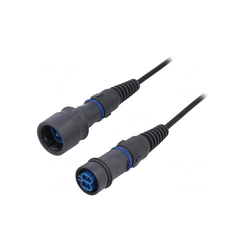 Patch Cord Fibră Optică Duplex Monomod SM Baionetă | Electronic-mag.ro | Componente Electronice
